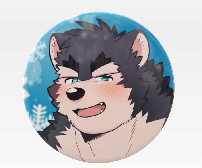 リオンくん缶バッジ