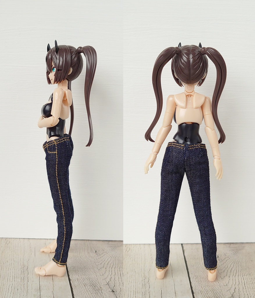 Block1.5 ローライズパンツ(デニム)