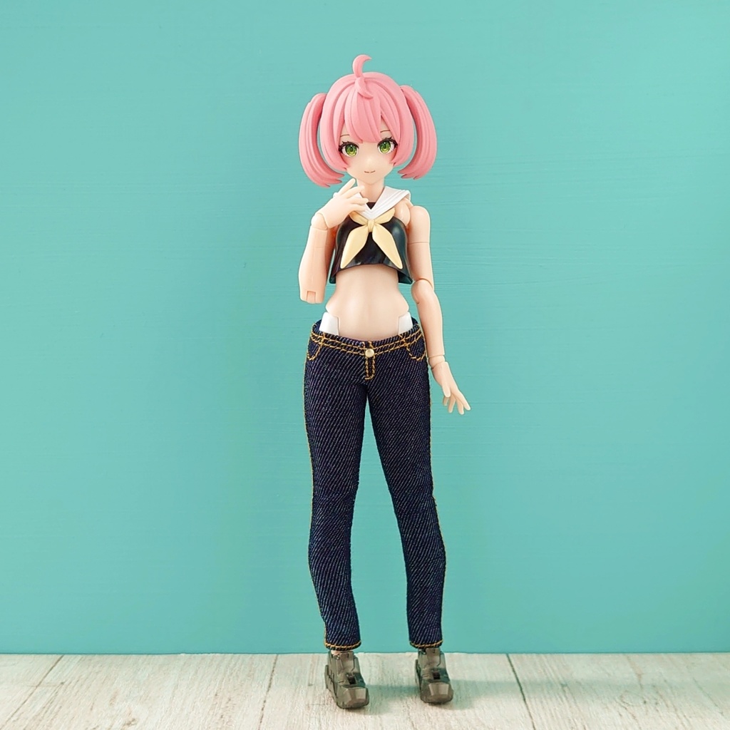 Block2-M ローライズパンツ(デニム)