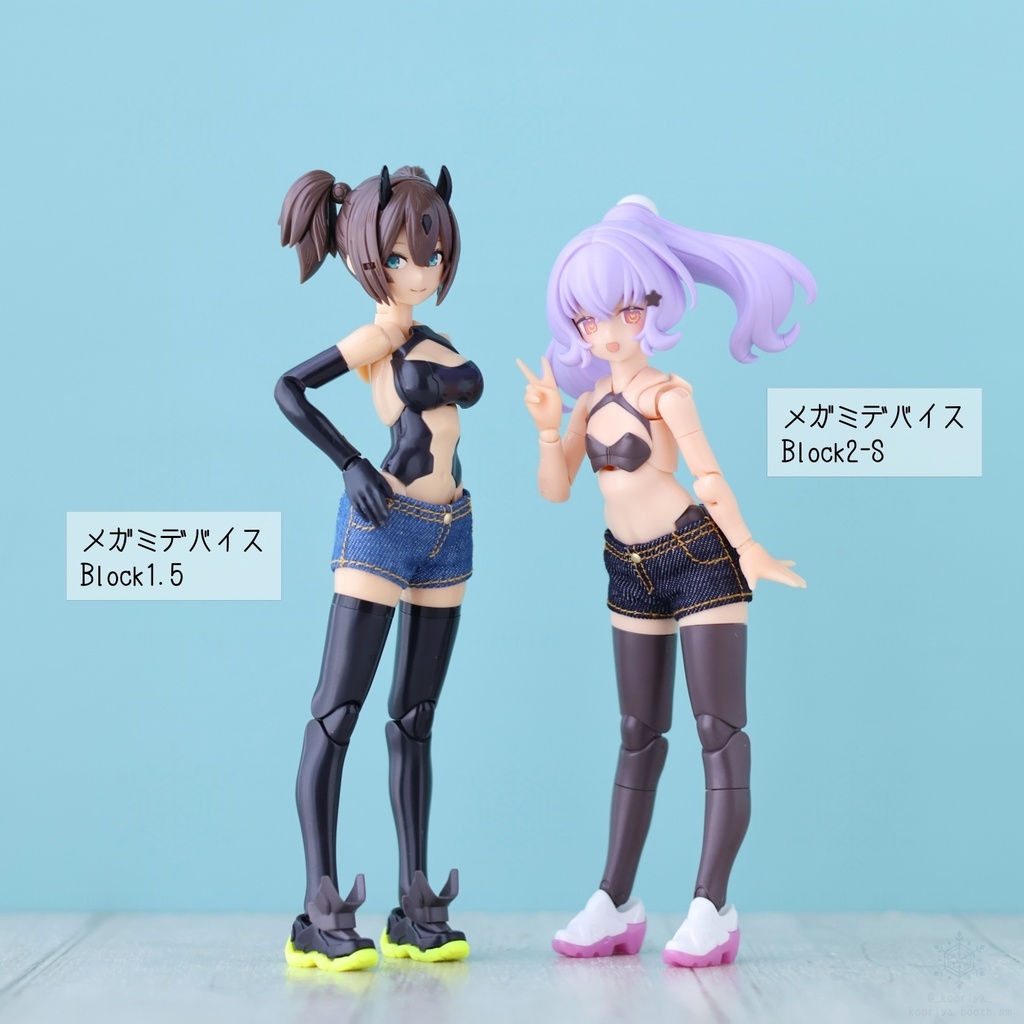 メガミB1R-M デニムショートパンツ