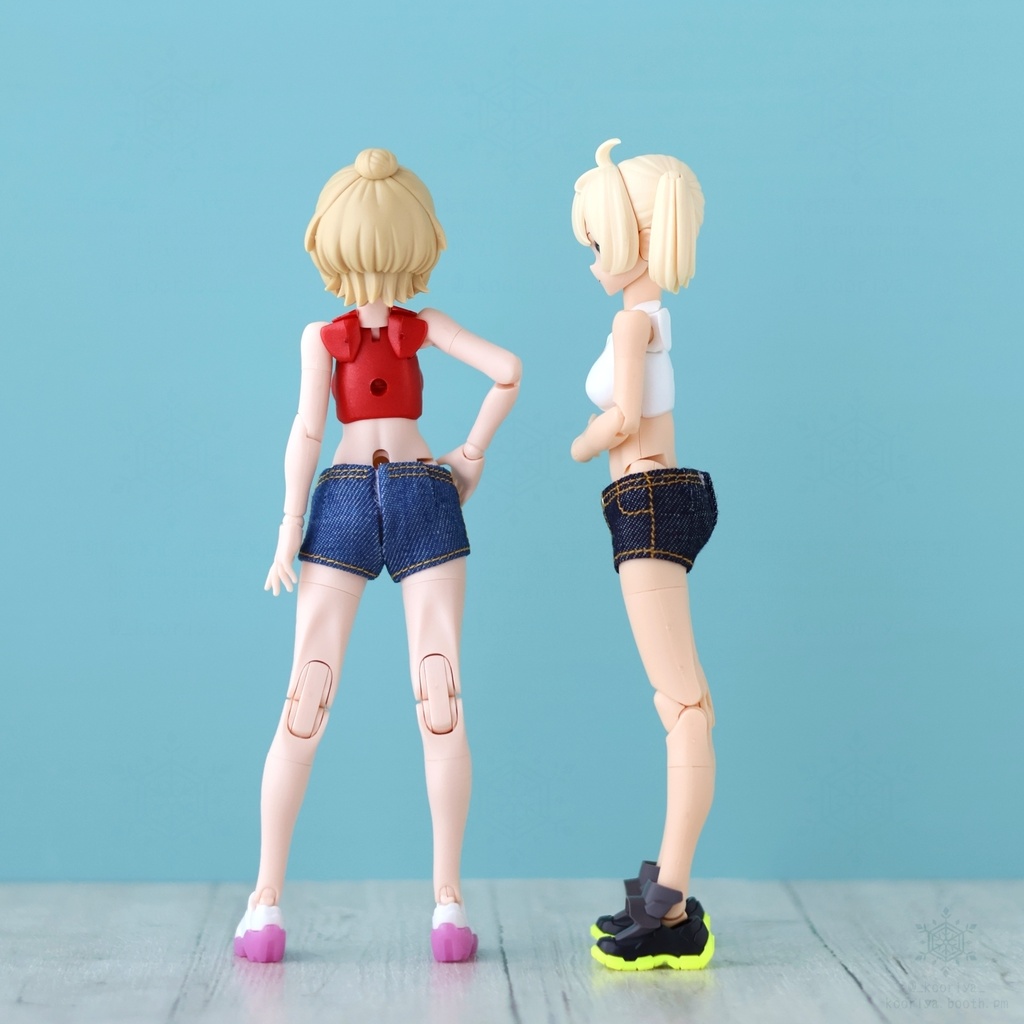 メガミB1R-M デニムショートパンツ