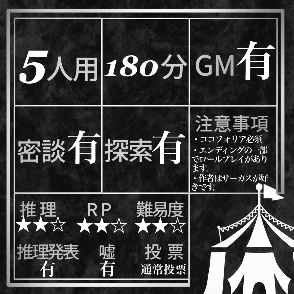 マーダーミステリー【ニル・サーカス】