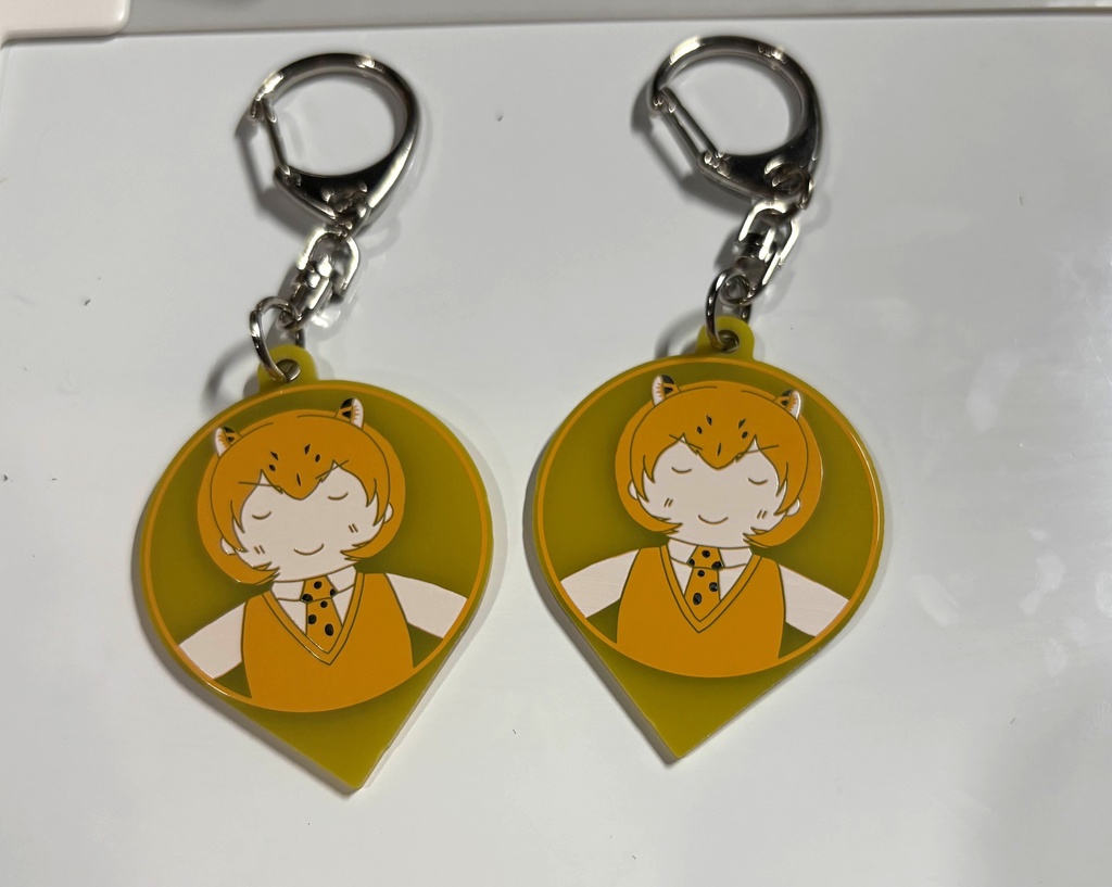 プリント基板キーホルダー ヒョウ/クロヒョウ