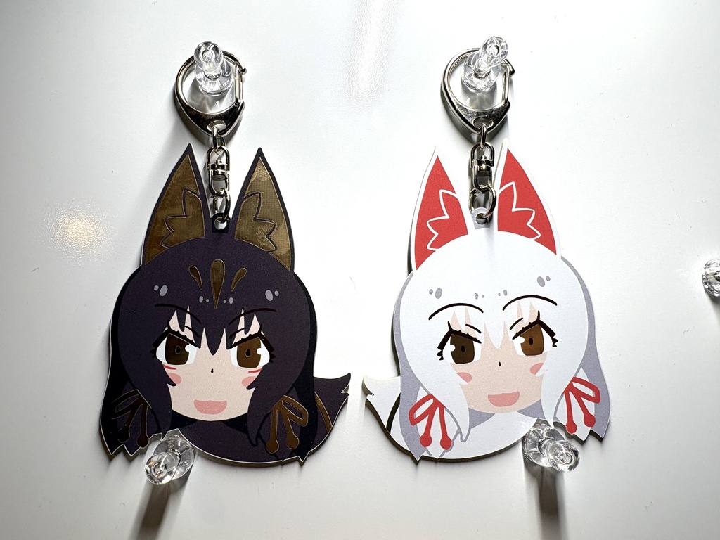 【新作】プリント基板キーホルダー　イナリ(スミレッカ様デザイン)