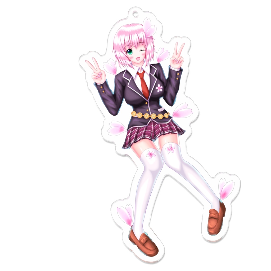 桜ありす(ブレザー) アクリルキーホルダー