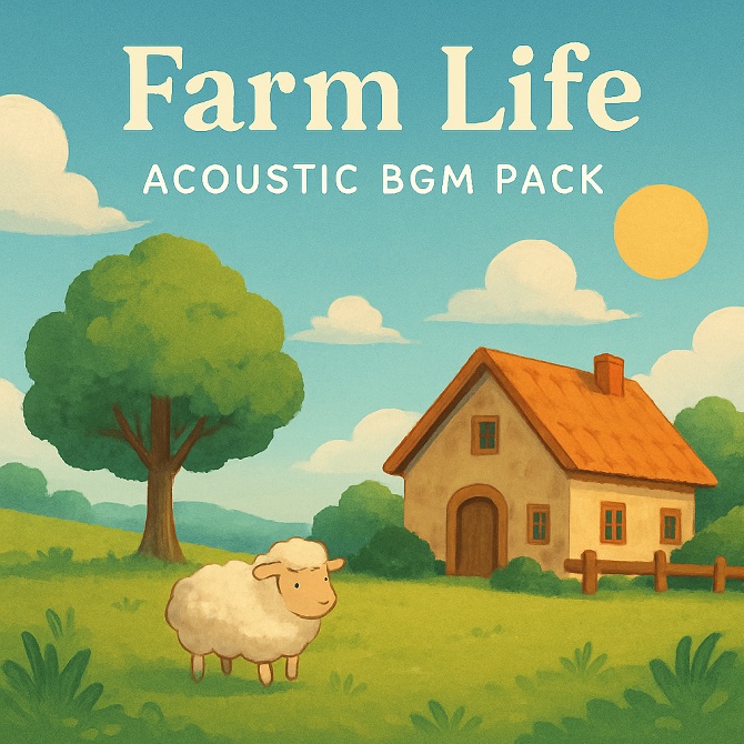 Farm Life Acoustic BGM Pack【ロイヤリティフリーBGM素材】