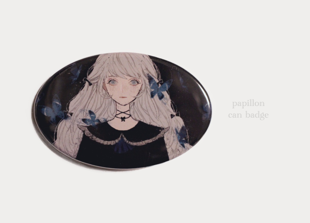 papillon*缶バッジ
