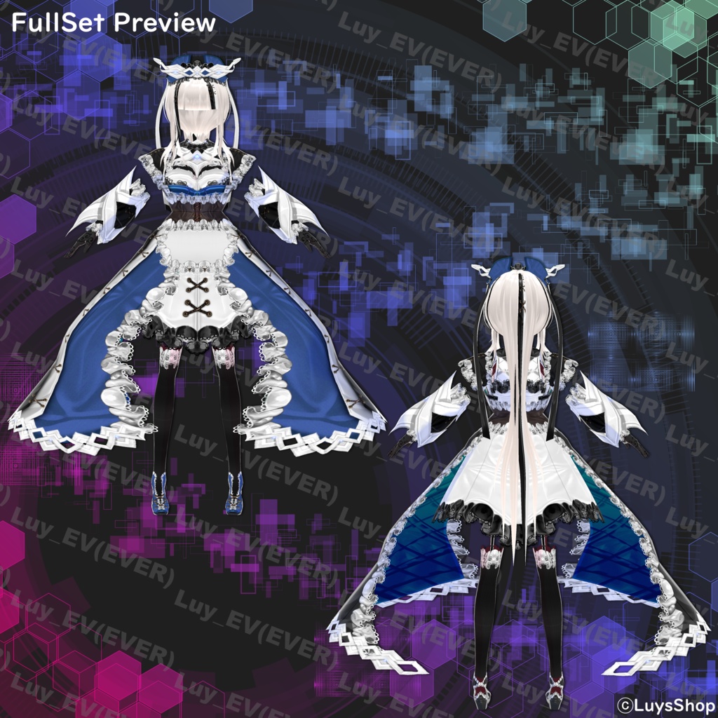 【VRoid 正式版】サイバークラシカルメイド(戦闘仕様)