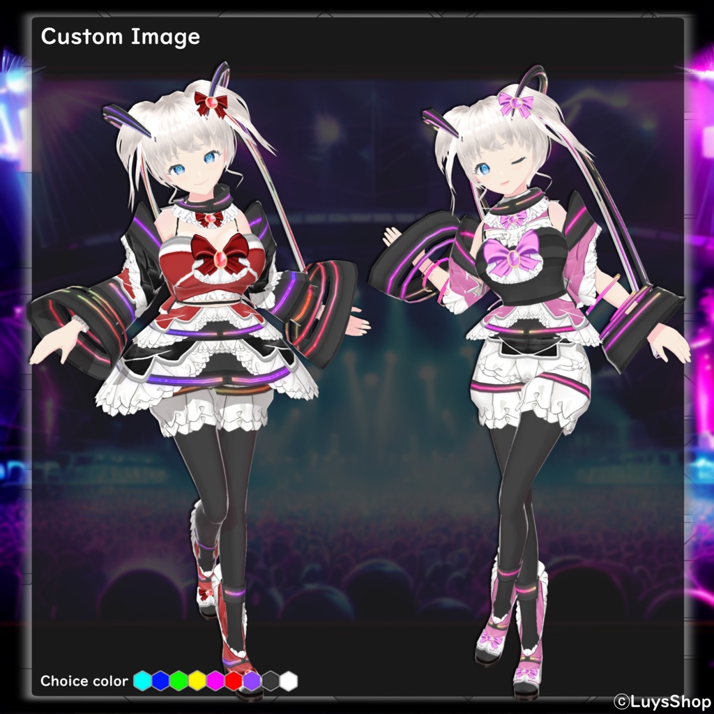 【VRoid 正式版】サイバーアイドル_VMFS.No3