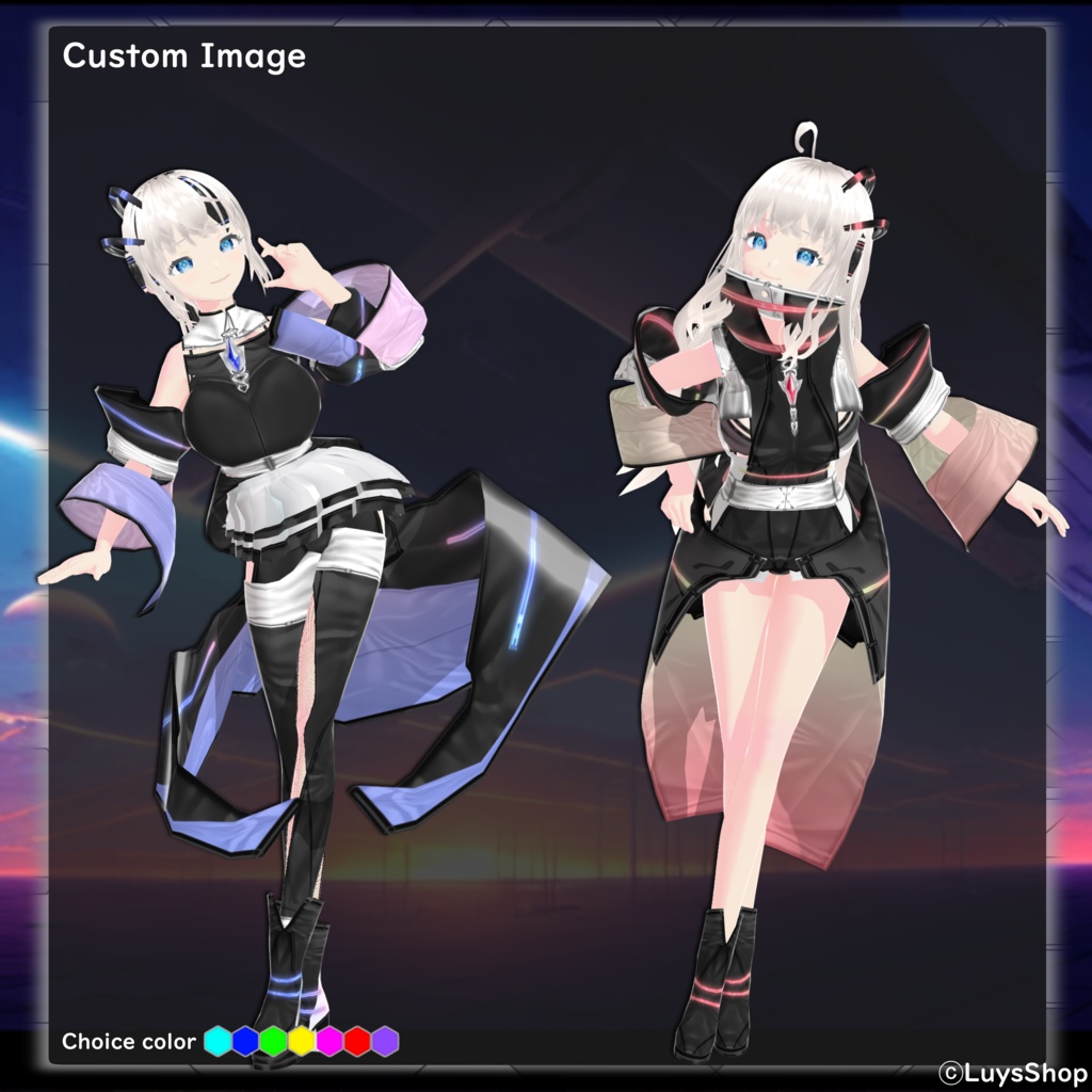 【VRoid 正式版】サイバーデュエット_VMFS.No3