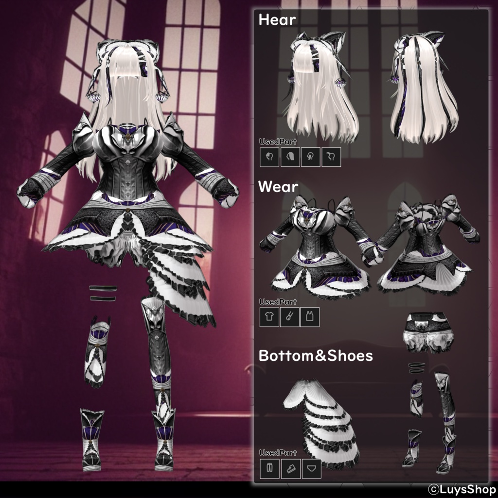 【VRoid 正式版】ゴシックロードウェア