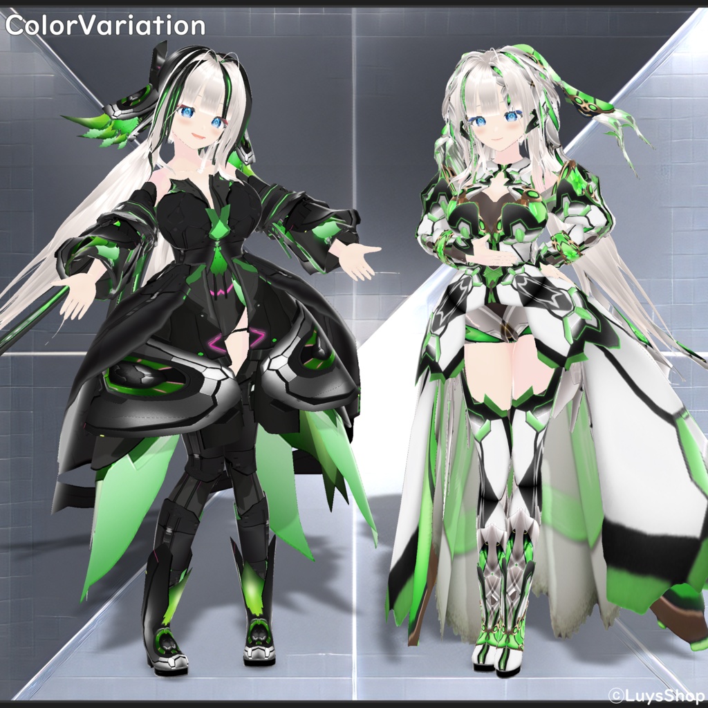 【VRoid 正式版】アーテルマーキナリウス&レフコースメーカニコス