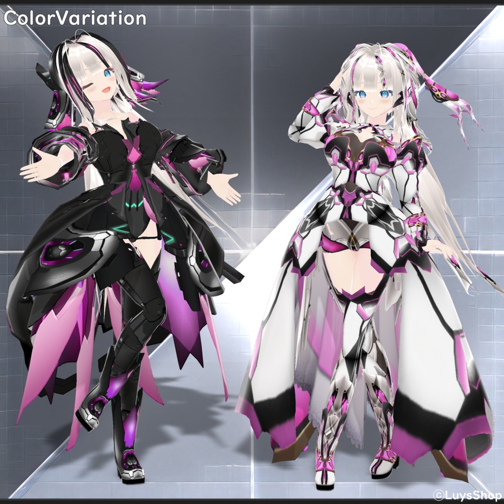 【VRoid 正式版】アーテルマーキナリウス&レフコースメーカニコス