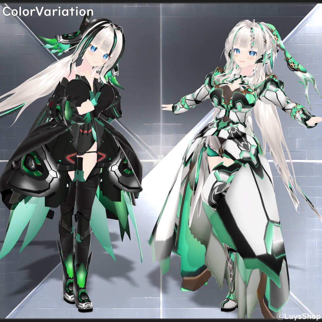 【VRoid 正式版】アーテルマーキナリウス&レフコースメーカニコス