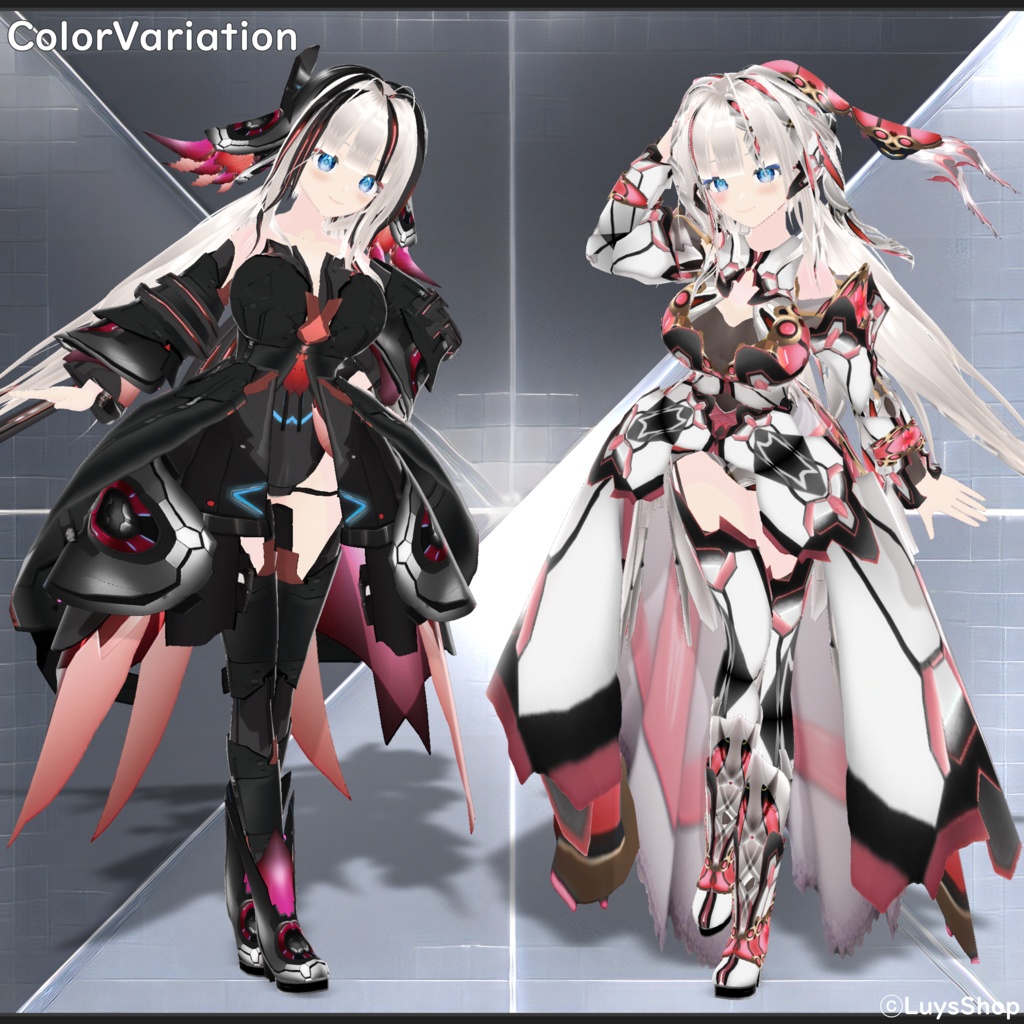 【VRoid 正式版】アーテルマーキナリウス&レフコースメーカニコス