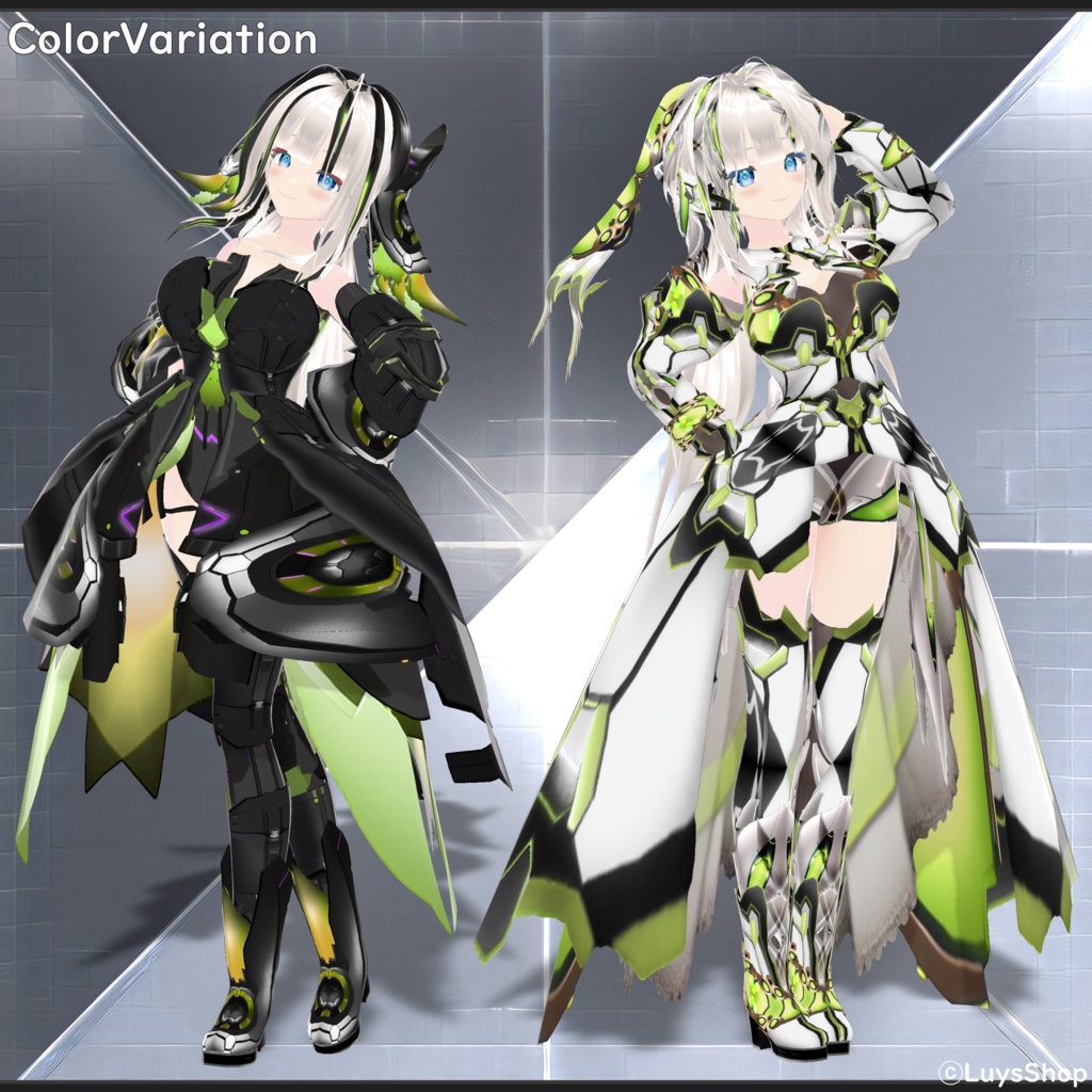 【VRoid 正式版】アーテルマーキナリウス&レフコースメーカニコス