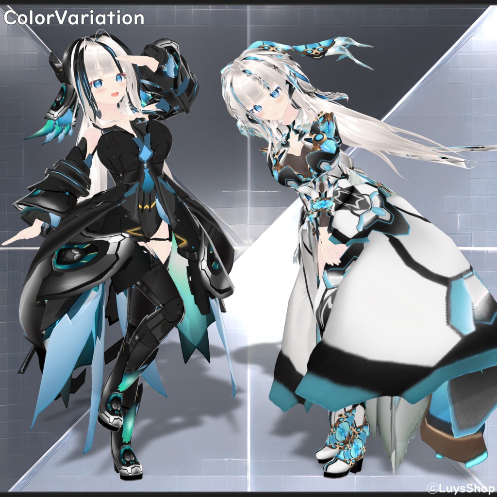 【VRoid 正式版】アーテルマーキナリウス&レフコースメーカニコス