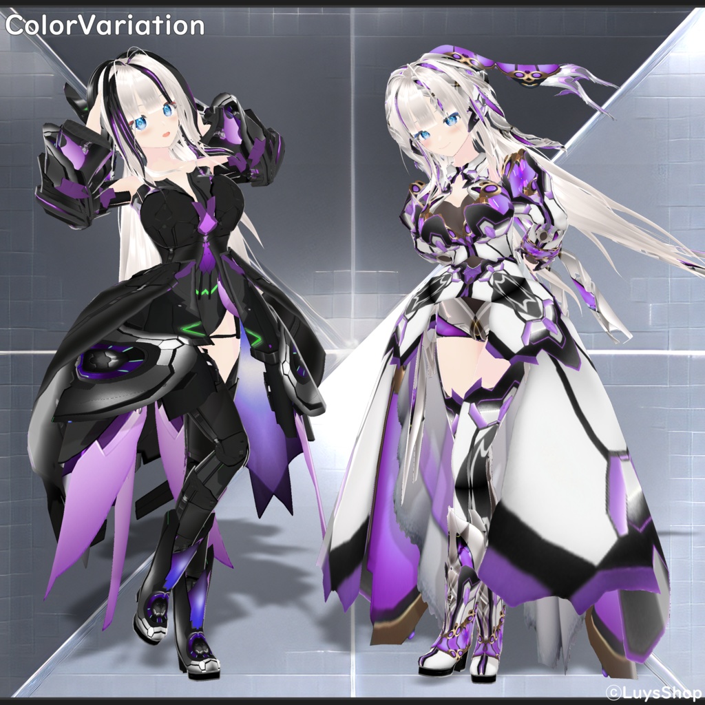 【VRoid 正式版】アーテルマーキナリウス&レフコースメーカニコス