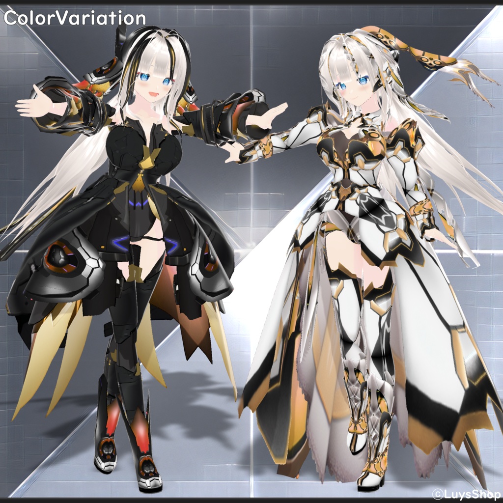 【VRoid 正式版】アーテルマーキナリウス&レフコースメーカニコス