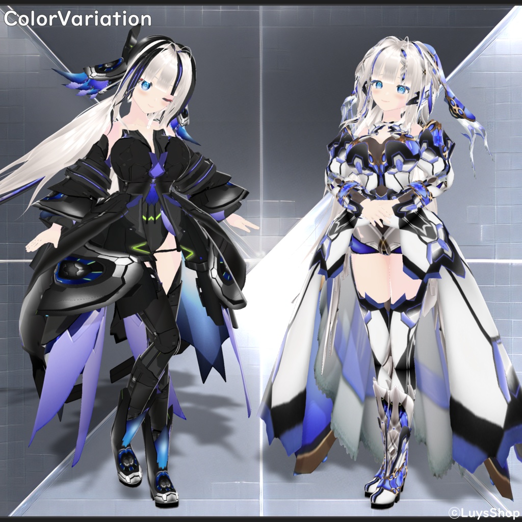 【VRoid 正式版】アーテルマーキナリウス&レフコースメーカニコス