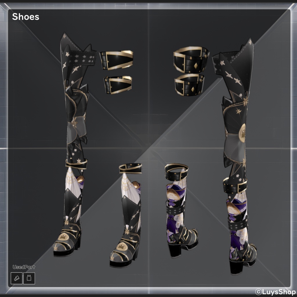 【VRoid 正式版】スターライトドレス【シュテルベシュ・リラ】