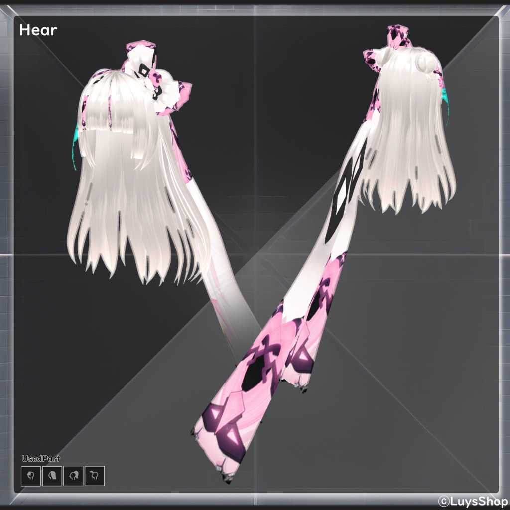 【VRoid 正式版】サイバーカジュアルウェア【アクアシュタット】