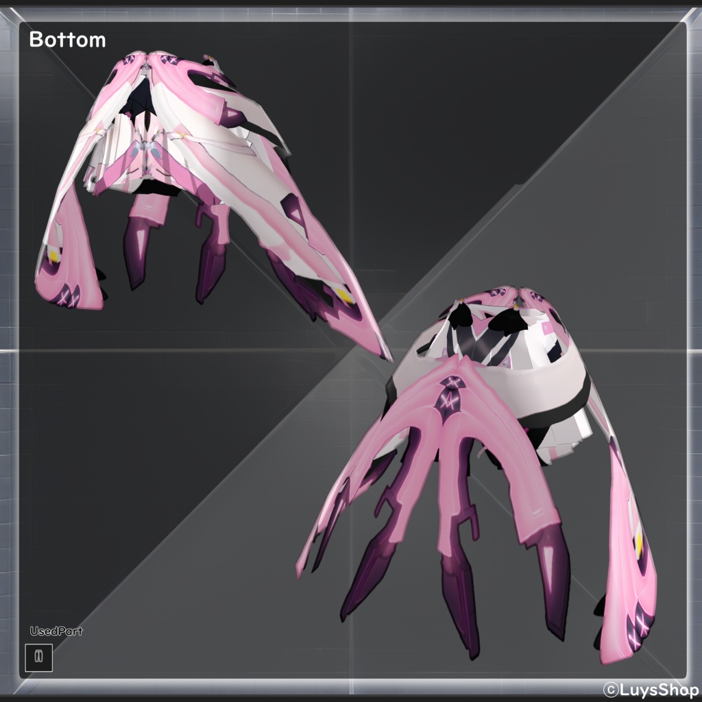 【VRoid 正式版】サイバーカジュアルウェア【アクアシュタット】