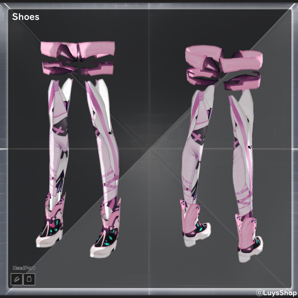 【VRoid 正式版】サイバーカジュアルウェア【アクアシュタット】