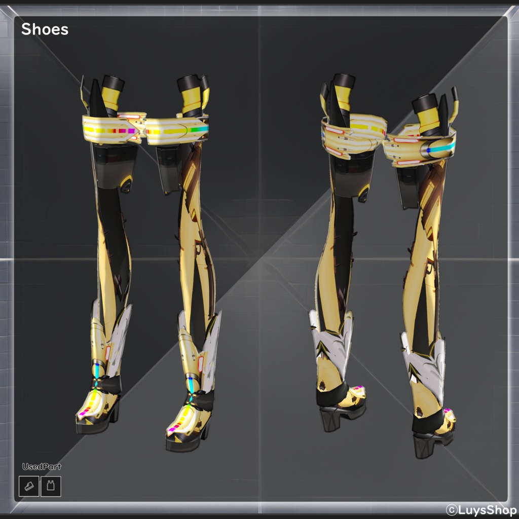 【VRoid 正式版】サイバーアクティブウェア【ウニレアルク】