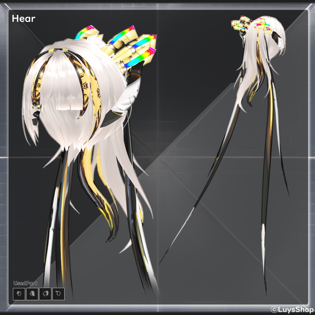 【VRoid 正式版】サイバーアクティブウェア【ウニレアルク】