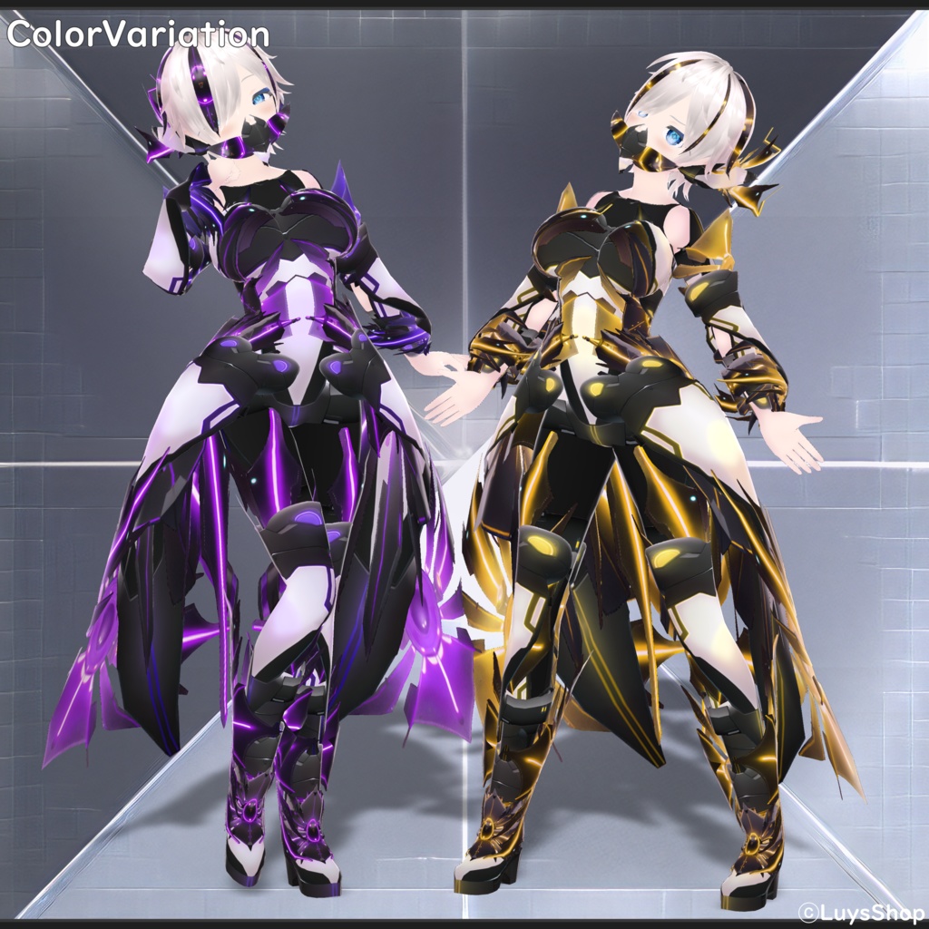 【VRoid 正式版】サイバートゥースウェア【シュヴァストアング】