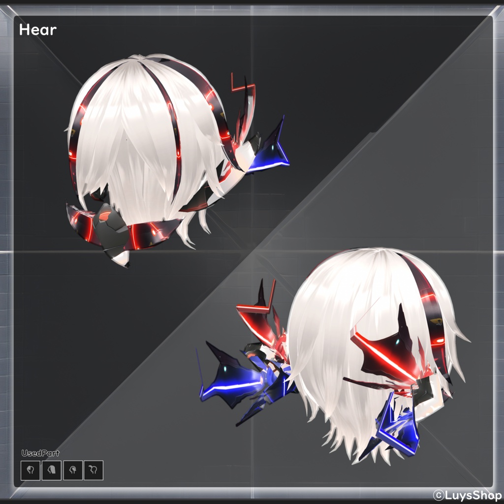 【VRoid 正式版】サイバートゥースウェア【シュヴァストアング】