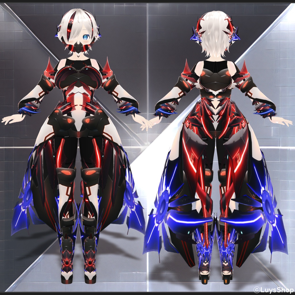 【VRoid 正式版】サイバートゥースウェア【シュヴァストアング】