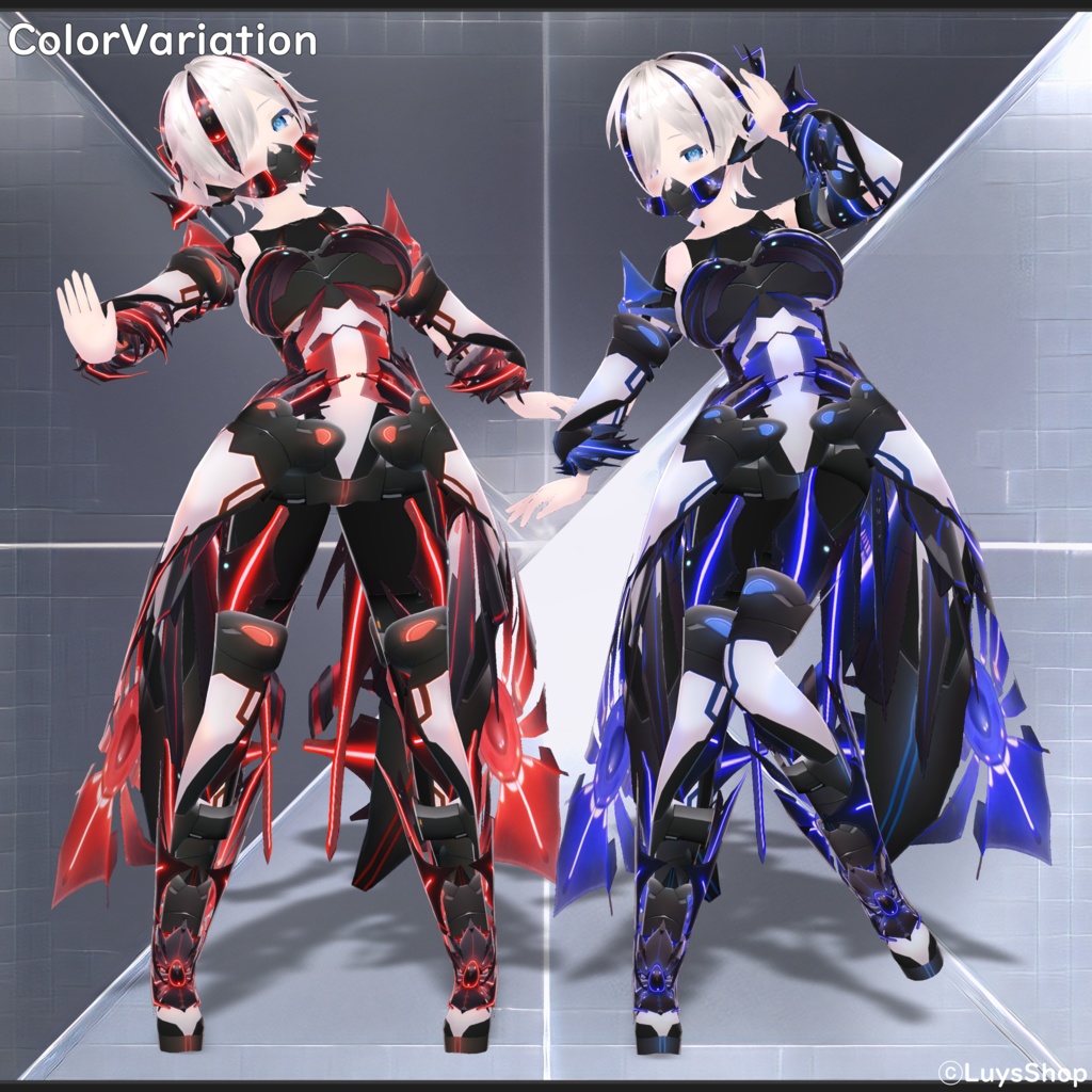 【VRoid 正式版】サイバートゥースウェア【シュヴァストアング】