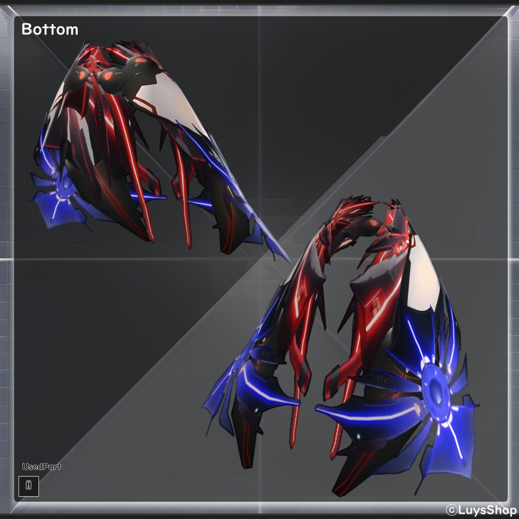 【VRoid 正式版】サイバートゥースウェア【シュヴァストアング】