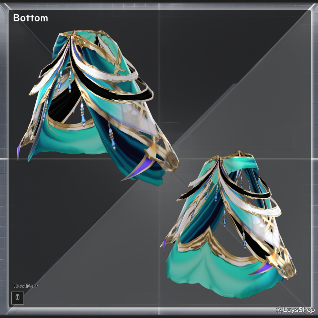 【VRoid 正式版】ファンタジーサマードレス【アエスタスフェリア】