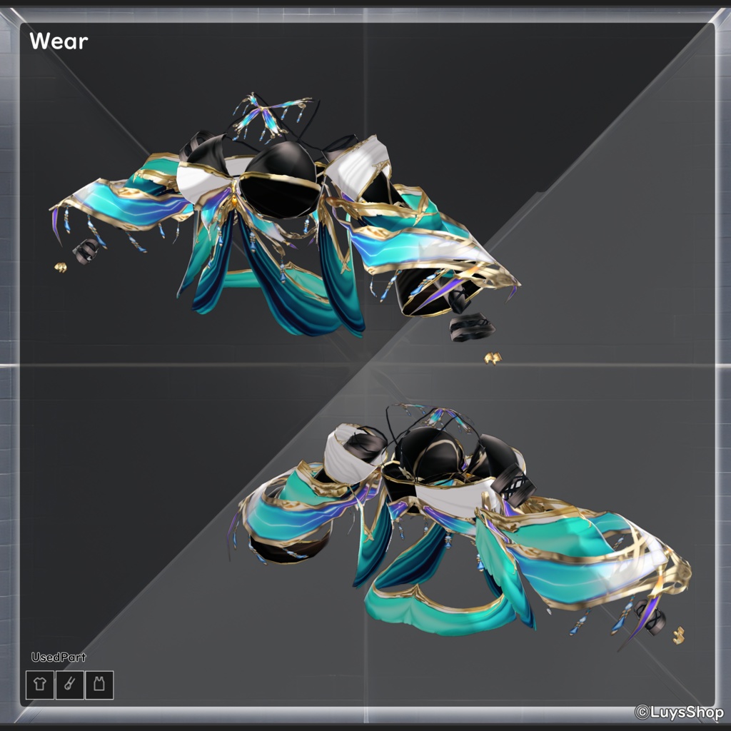 【VRoid 正式版】ファンタジーサマードレス【アエスタスフェリア】