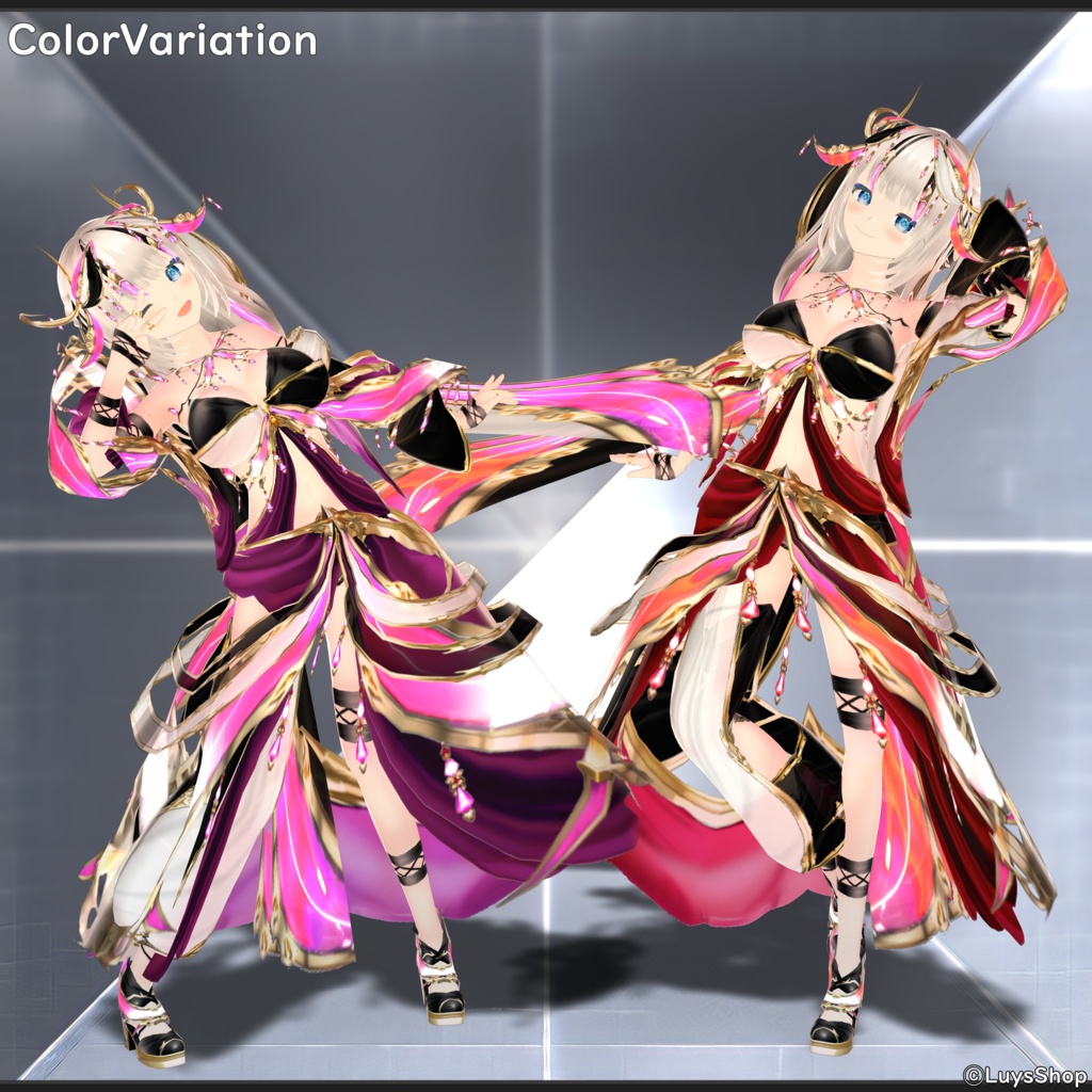 【VRoid 正式版】ファンタジーサマードレス【アエスタスフェリア】