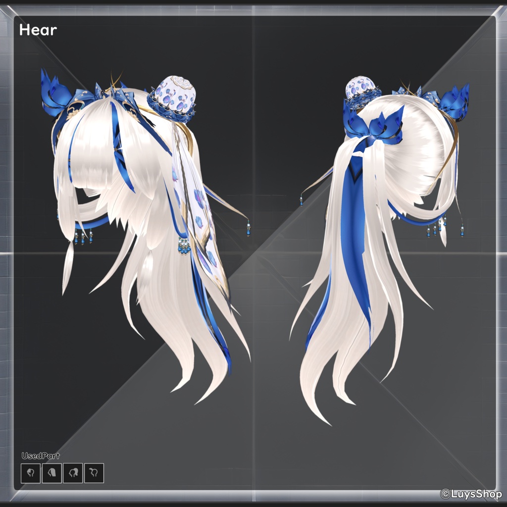 【VRoid 正式版】オリエンタルファンタジードレス【アナティキリア】