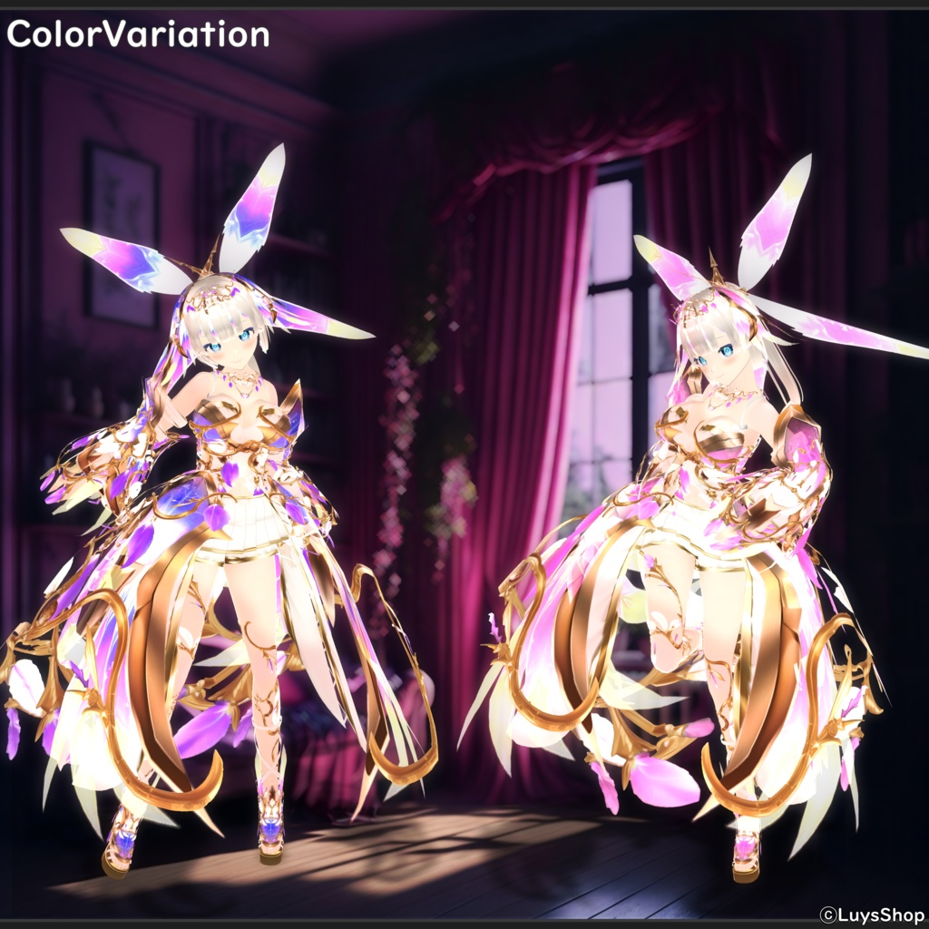 【VRoid 正式版】ハイファンタジードレス【ドリームフェアリー】