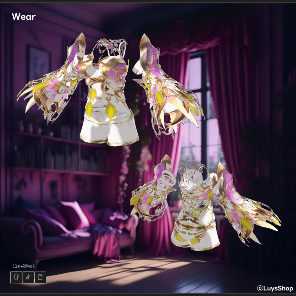 【VRoid 正式版】ハイファンタジードレス【ドリームフェアリー】