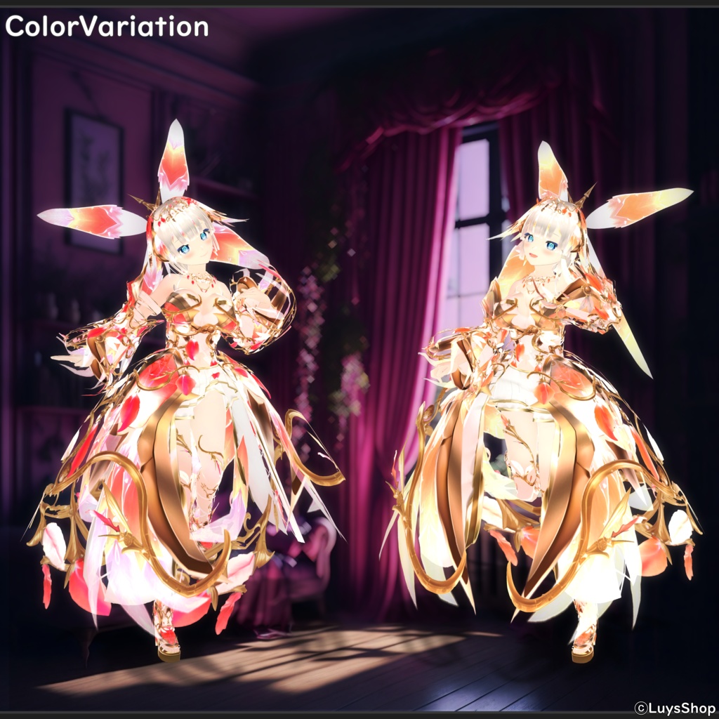 【VRoid 正式版】ハイファンタジードレス【ドリームフェアリー】