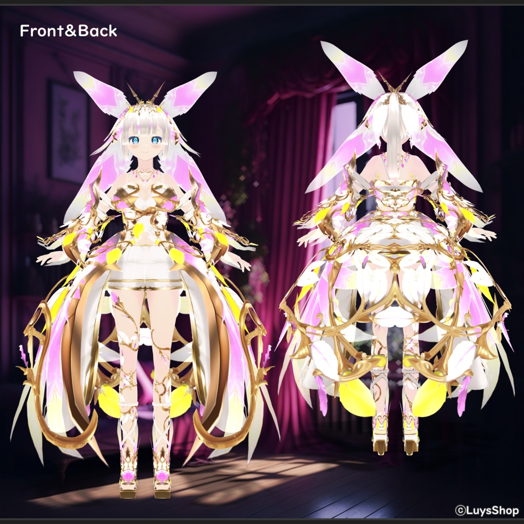 【VRoid 正式版】ハイファンタジードレス【ドリームフェアリー】