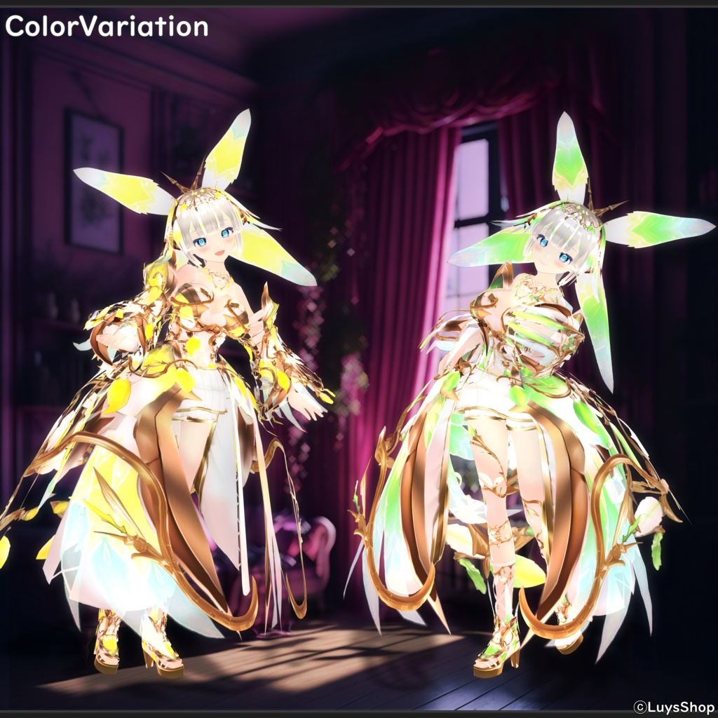 【VRoid 正式版】ハイファンタジードレス【ドリームフェアリー】