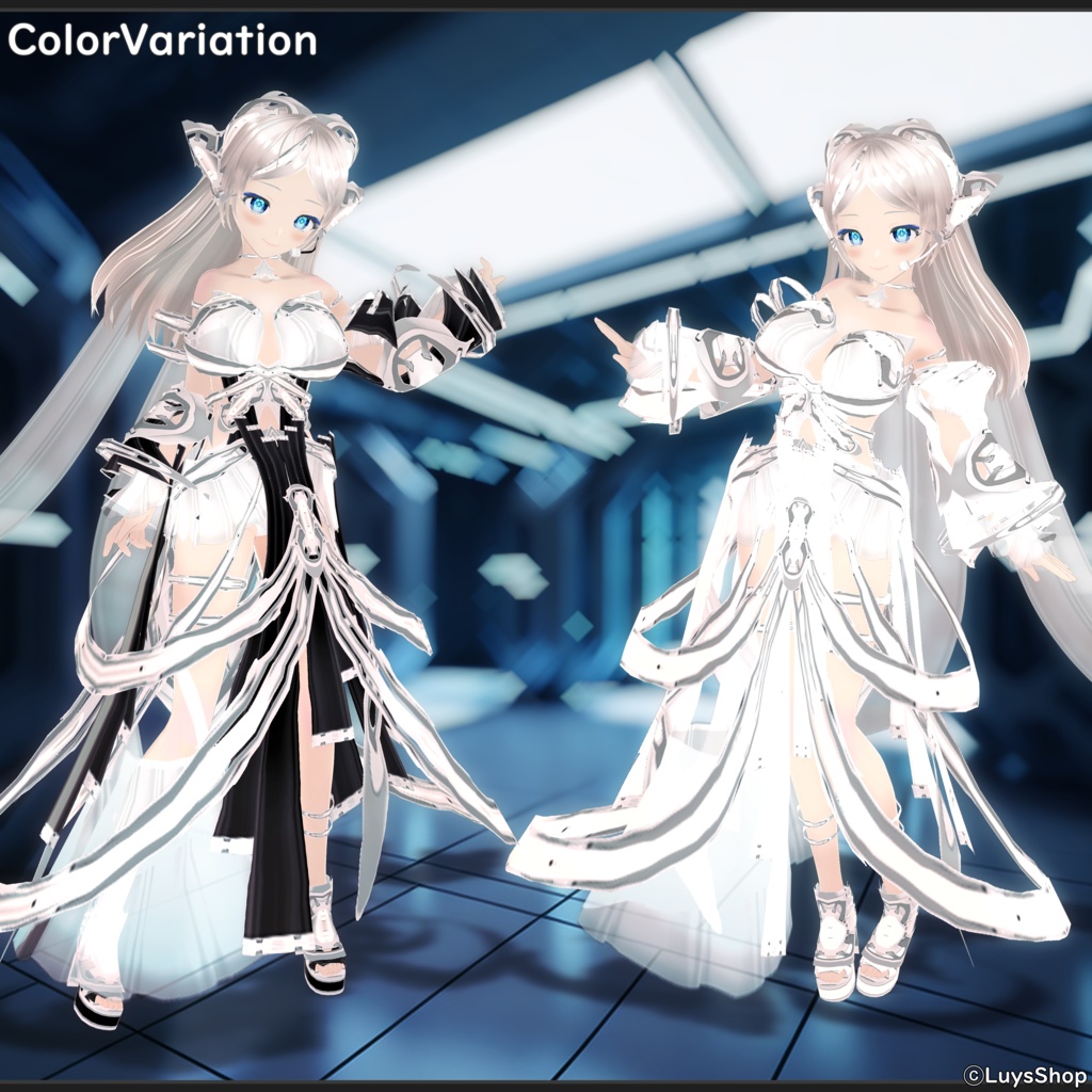 【VRoid 正式版】サイバーオペレーティブドレス【サーシャマフアイール】