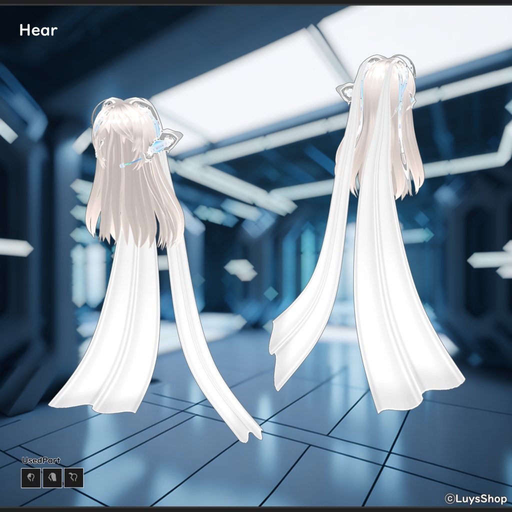 【VRoid 正式版】サイバーオペレーティブドレス【サーシャマフアイール】