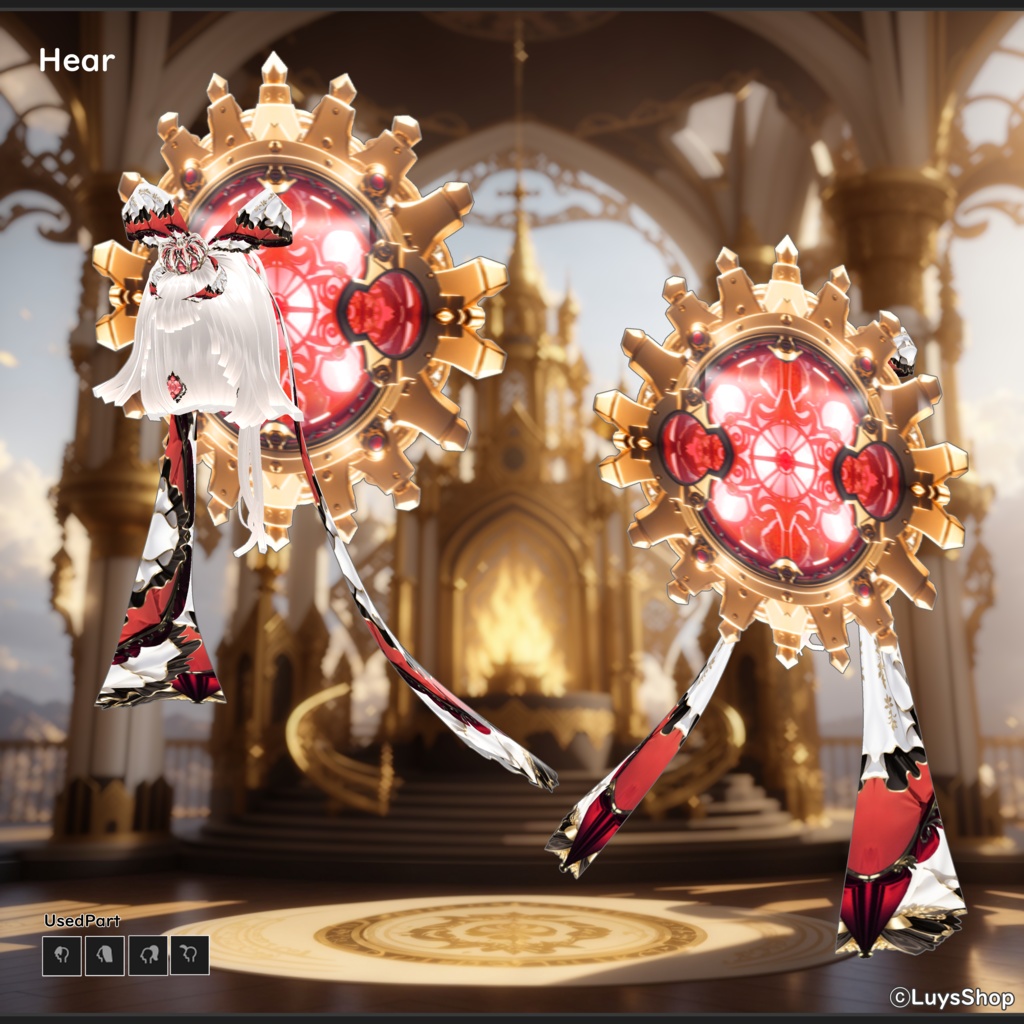 【VRoid 正式版】エンプレススチームパンクドレス【ソル=イグニスギア】