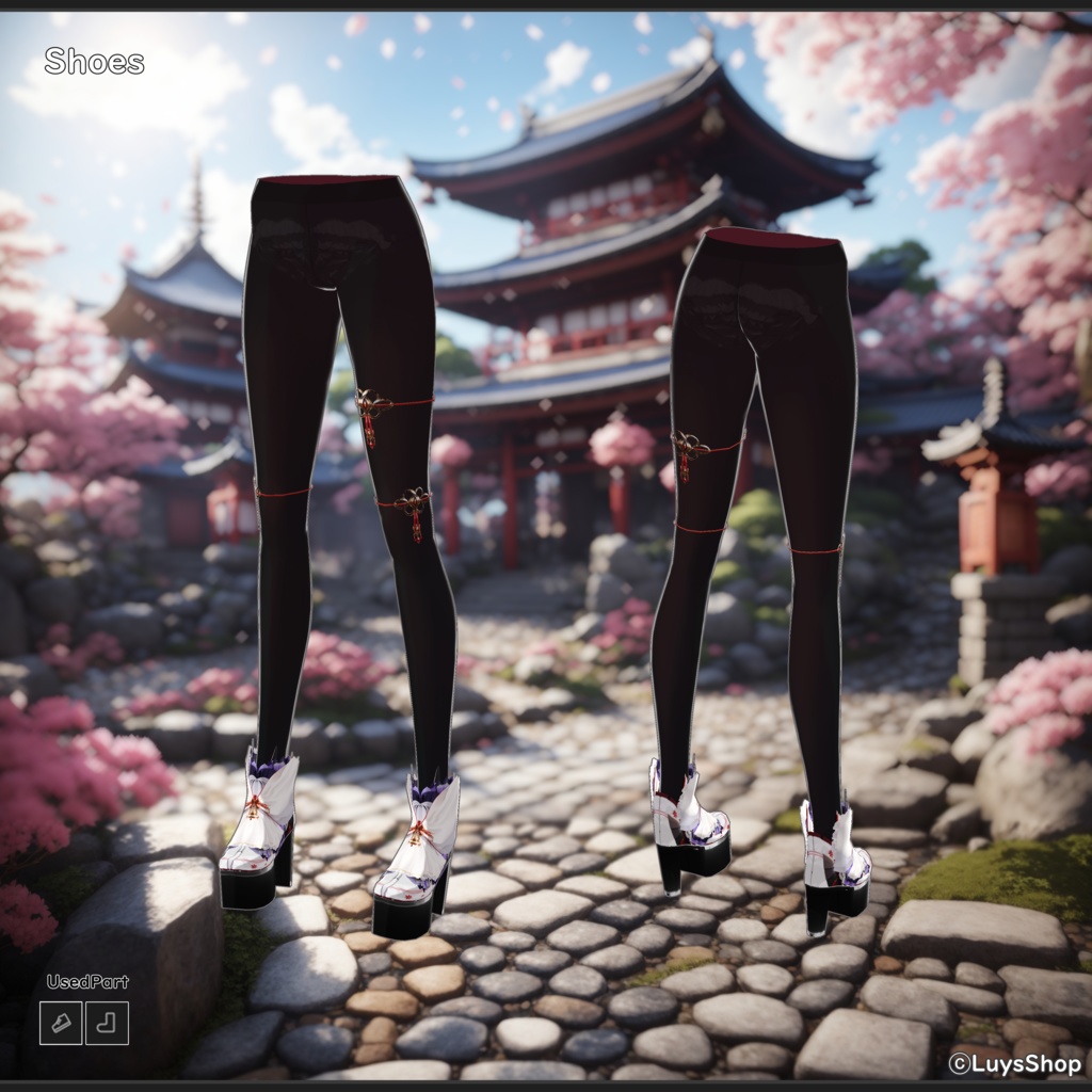 【VRoid 正式版】ファンタジー和ドレス【マツリバヤシ】