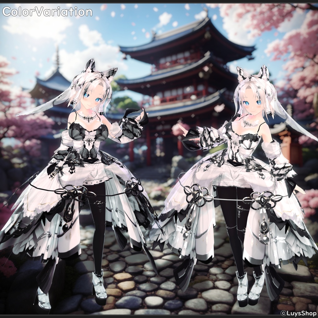 【VRoid 正式版】ファンタジー和ドレス【マツリバヤシ】