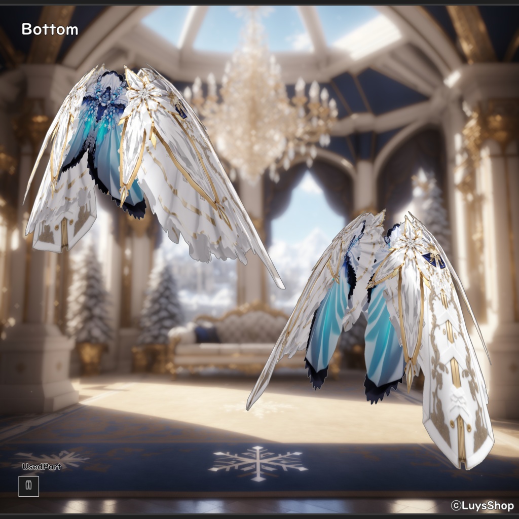 【VRoid 正式版】クリスタルナイトウェア【アルバフィデス】